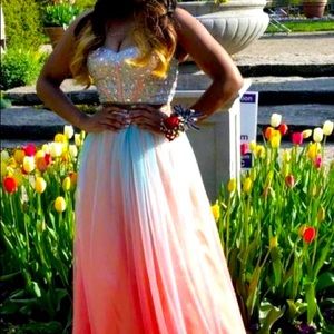 Gorgeous Two Piece Prom Dress